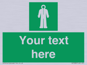 Custom sign safe condition Survival clothing